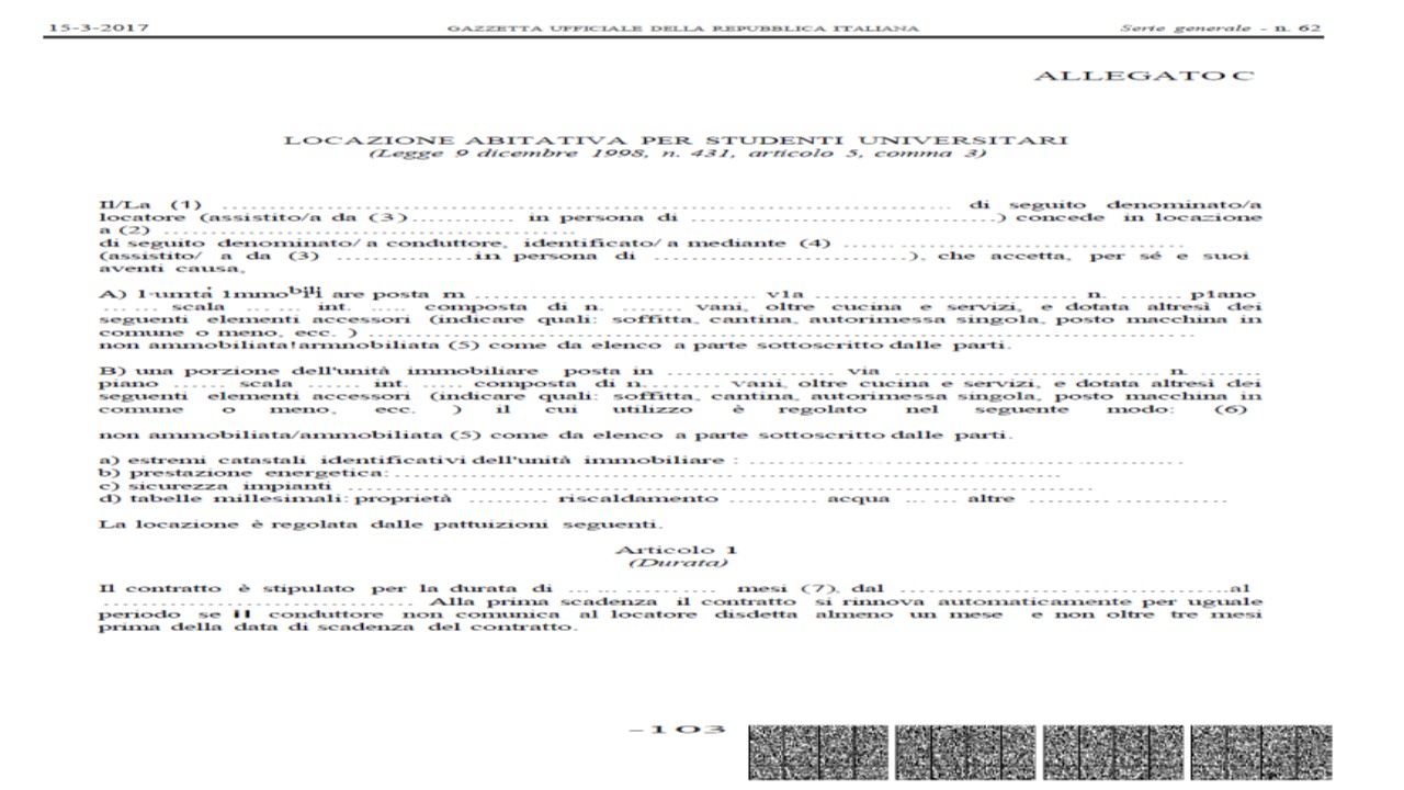 Lettera recesso contratto affitto ramo d'azienda